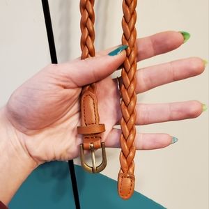 Thin Braided Belt